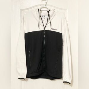 American Eagle Color Block Windbreaker Jacket Size M